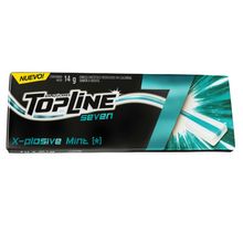 CHICLES TOPLINE 7 X-PLOSIVE MINT X14GR