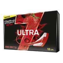 CHICLES TOPLINE 7 ULTRA RED BERRY X12U