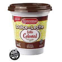 DULCE DE LECHE SERENISIMA ESTILO COLONIALX 400G