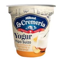 YOGUR LA CREMERíA X120G C/CONFIT.DURAZNO Y NARANJA