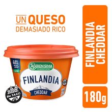 QUESO UNTABLE FINLANDIA X180GR LA SERENISIMA CHED.