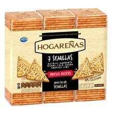 GALLETITAS HOGAREÑAS 7SEMILLAS X3X189GR