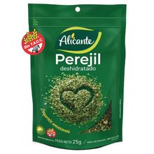 PEREJIL DESHIDRATADO ALICANTE X25GR S/TAAC