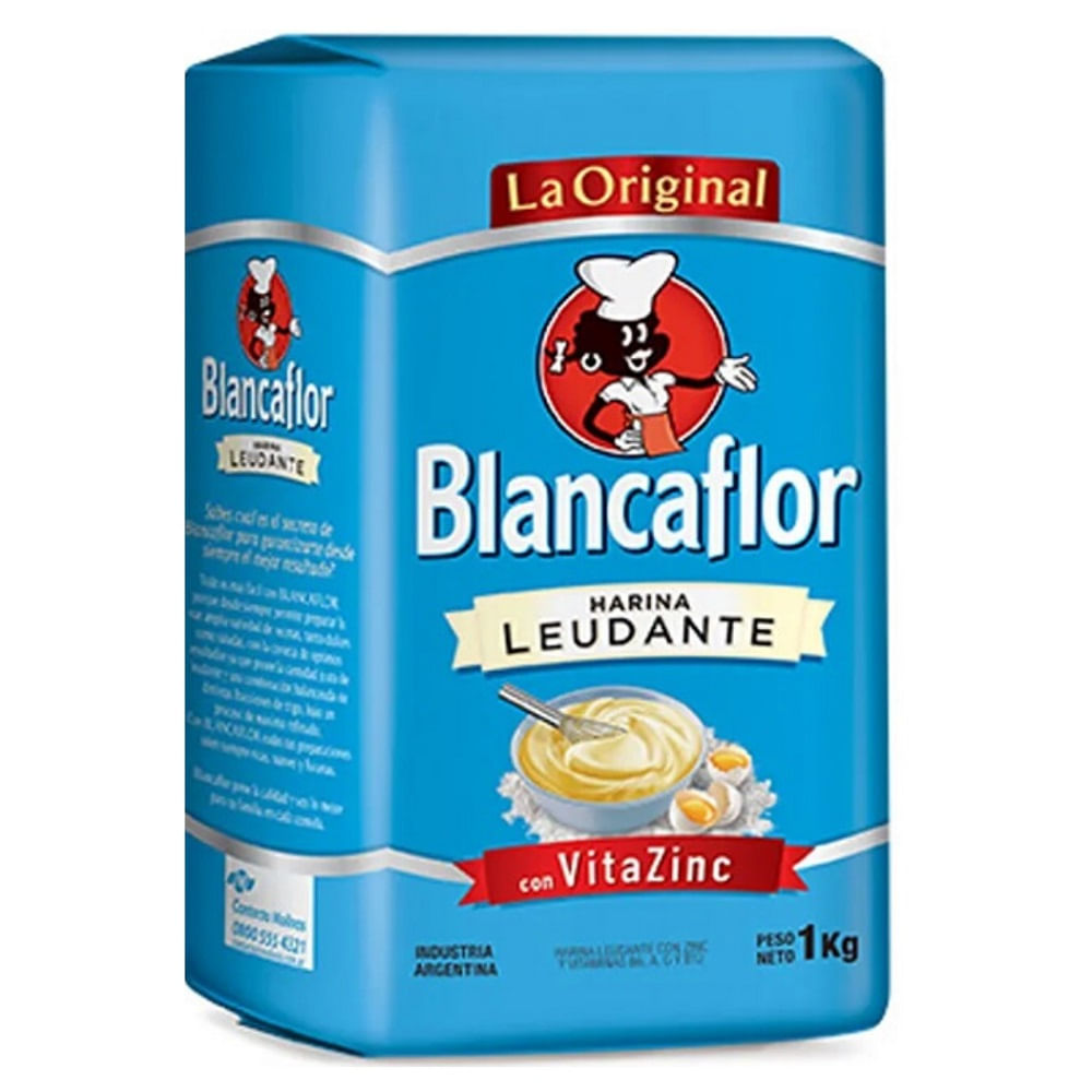 HARINA BLANCAFLOR C/VITZ 1KG