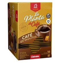 CAFE LA PLANTA DE CAFE X18 SAQ.
