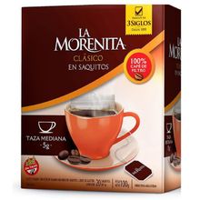 CAFé LA MORENITA INTENSO EN SAQUITO X 20 UNID