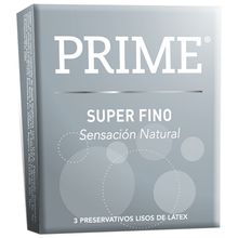 PRESERVATIVOS PRIME SUPER FINO X3