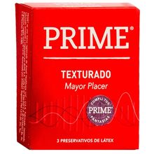 PRESERVATIVOS PRIME TEXTURADO X 3