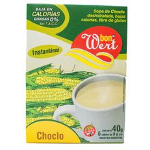 SOPA BON WERT BC CHOCLO 5X8GR.