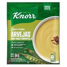 SOPA KNORR CREMA ARVEJAS C/CHILE X 64 GR