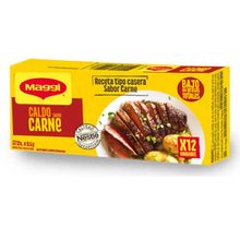 CALDO MAGGI DE CARNE TIPO CASERO X 12 UN