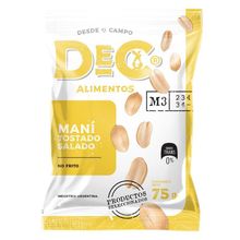 MANI TOSTADO SALADO DESDE EL CAMPO X75GR