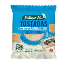 TOSTADAS MOLINOS ALA ARROZ INTEGRAL S/SAL X150GR