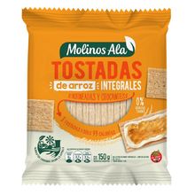 TOSTADAS MOLINOS ALA DE ARROZ INTEGRAL X 150GR