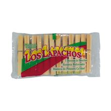 BROCHES LOS LAPACHOS MADERA X12UN