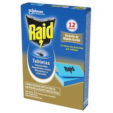 TABLETAS RAID DOBLE ACCION X12UN