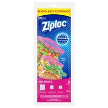 BOLSA HERMETICA ZIPLOC MULTIPACK X9UN