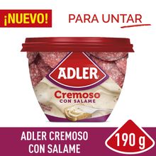 QUESO UNTABLE ADLER CREMOSO JAMON X190GR.