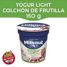 YOGUR MILKAUT DESCREMADO FRUTILLA X150GR