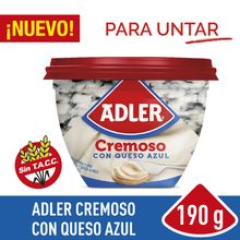 QUESO UNTABLE ADLER CREMOSO AZUL X190GR.