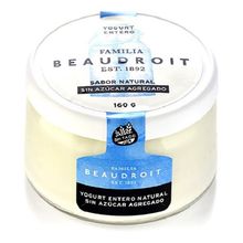 YOGUR FAMILIA BEAUDROIT S/AZUCAR NATURAL X160GR