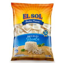 RAVIOLES EL SOL RICOTTA X1KG