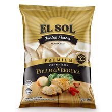 RAVIOLES EL SOL CASER. POLLO ESP.X1KG