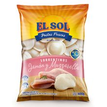SORRENTINOS EL SOL MUZZARELLA Y JAMON X400GR