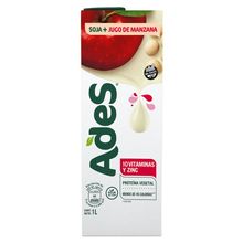 JUGO DE SOJA ADES MANZANA X1LT