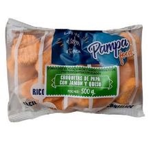 CROQUETA DE PAPA PAMPA FOOD JAMÓN Y QUESO X500GR
