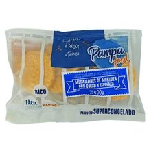 MEDALLON DE MERLUZA PAMPA FOOD ESP. Y QUE.X400GR