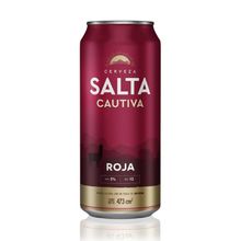 CERVEZA SALTA CAUTIVA ROJA LATA X473ML