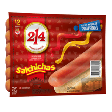 SALCHICHAS 214 X12UNID X450G