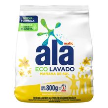 JABON ALA POLVO X800G MATIC ECOLAVADO MAñANA SOL