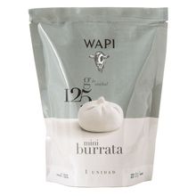 QUESO MINI BURRATA WAPI X125GR DOY PACK