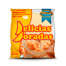 TAPA EMPANADA DELICIAS DORADAS CRIOLLA X330GR