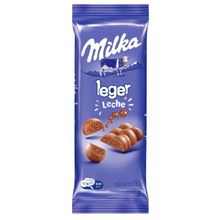 CHOCOLATE MILKA LEGER LECHE X 110 GRS