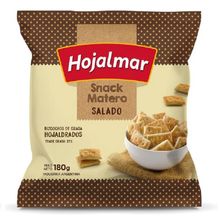 GALLETITAS SNACK MATERO HOJALMAR SALADO X180GR