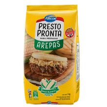 HARINA DE MAIZ BLANCO PRESTOPRONTA P/AREPAS X1KG