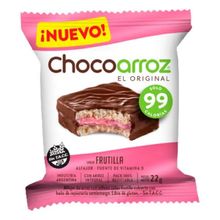 ALFAJOR CHOCOARROZ FRUTILLA X 22 GR