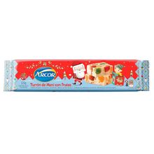 TURRON ARCOR MANI C/FRUTAS X120GR