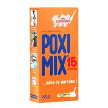 ADHESIVO POXIMIX 15 MIN X500GR REPARA PAREDES EXT.