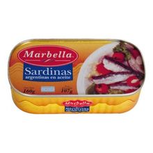 SARDINAS MARBELLA ACEITE 160GR