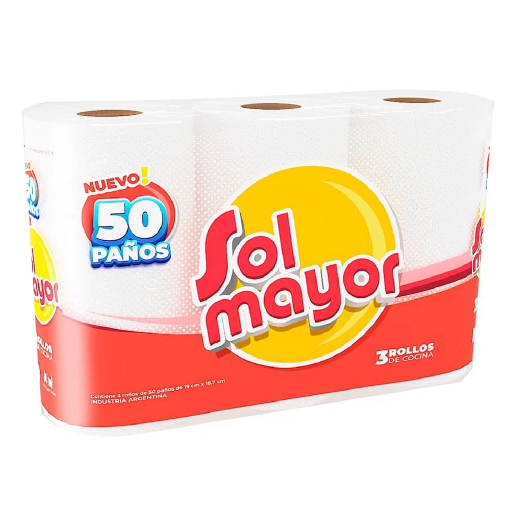 Rollo De Cocina Sol Mayor 3Ux40Pañ - alberdisa