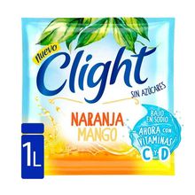 JUGO EN POLVO CLIGHT NARANJA/MANGO C/ENDULCO X8GR