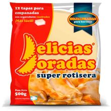 TAPA EMPANADA DELICIAS DORADAS SUPER HORNO X500GR