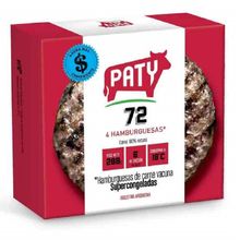 HAMBURGUESAS PATY X4U X72GR