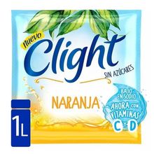 JUGO EN POLVO CLIGHT NARANJA C/ENDULCOR X 8 GR