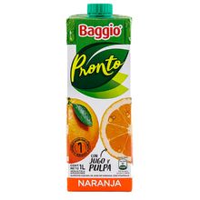 JUGO BAGGIO PRONTO NARANJA 1L
