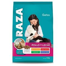 ALIMENTO GATO RAZA POLLO/LECHE 1KG.